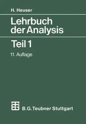 Heuser |  Lehrbuch der Analysis | eBook | Sack Fachmedien