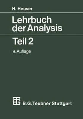 Heuser |  Lehrbuch der Analysis | eBook | Sack Fachmedien