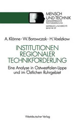 Borowczak / Voelzkow |  Institutionen regionaler Technikförderung | eBook | Sack Fachmedien