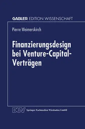  Finanzierungsdesign bei Venture-Capital-Verträgen | eBook | Sack Fachmedien