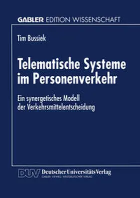 Telematische Systeme im Personenverkehr | E-Book | sack.de