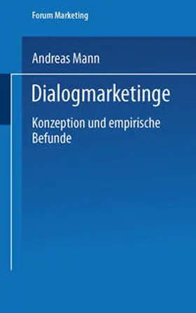 Mann |  Dialogmarketing | eBook | Sack Fachmedien