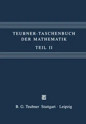 Grosche / Ziegler / Zeidler |  Teubner-Taschenbuch der Mathematik | eBook | Sack Fachmedien