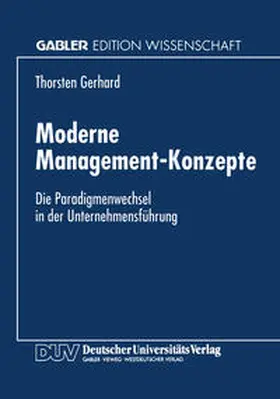  Moderne Management-Konzepte | eBook | Sack Fachmedien
