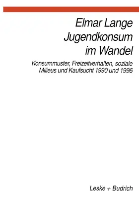  Jugendkonsum im Wandel | Buch |  Sack Fachmedien