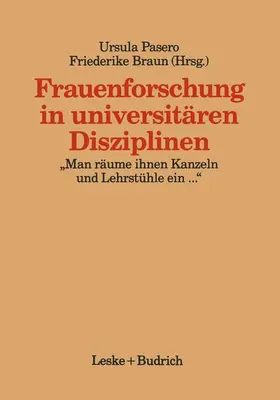 Pasero |  Frauenforschung in universitären Disziplinen | Buch |  Sack Fachmedien