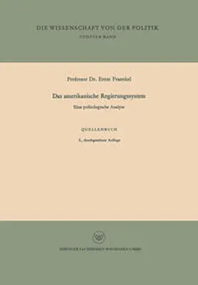 Fraenkel |  Das amerikanische Regierungssystem | eBook | Sack Fachmedien