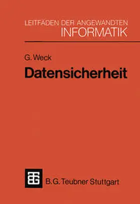 Weck |  Datensicherheit | eBook | Sack Fachmedien