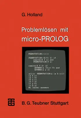 Holland |  Problemlösen mit micro-PROLOG | eBook | Sack Fachmedien