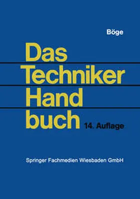 Böge |  Das Techniker Handbuch | eBook | Sack Fachmedien