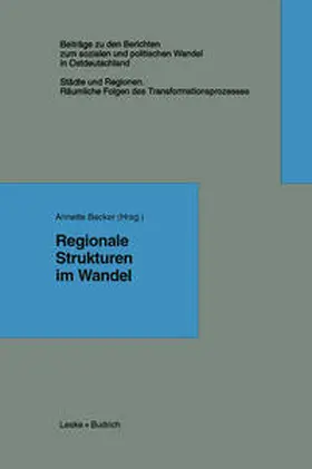 Becker |  Regionale Strukturen im Wandel | eBook | Sack Fachmedien