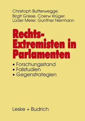  Rechtsextremisten in Parlamenten | Buch |  Sack Fachmedien