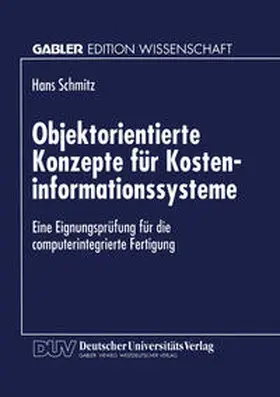 Objektorientierte Konzepte für Kosteninformationssysteme | E-Book | www2.sack.de