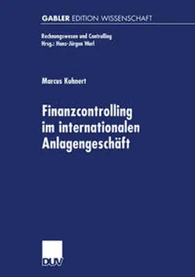 Kuhnert |  Finanzcontrolling im internationalen Anlagengeschäft | eBook | Sack Fachmedien