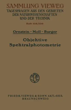Ornstein |  Objektive Spektralphotometrie | Buch |  Sack Fachmedien