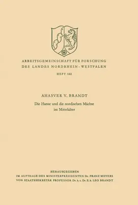 Brandt |  Die Hanse und die nordischen Mächte im Mittelalter | Buch |  Sack Fachmedien