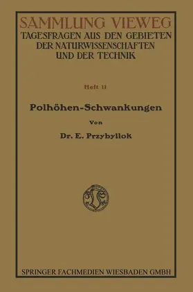 Przybyllok |  Die Polhöhenschwankungen | Buch |  Sack Fachmedien