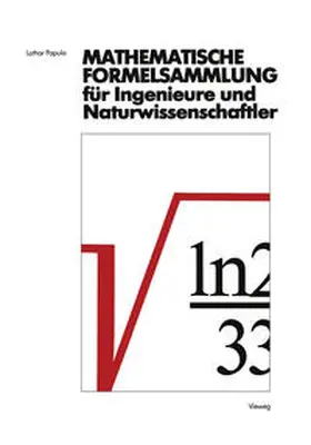 Papula |  Mathematische Formelsammlung für Ingenieure und Naturwissenschaftler | eBook | Sack Fachmedien