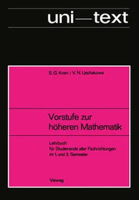 Krejn / Uschakowa | Vorstufe zur höheren Mathematik | E-Book | sack.de