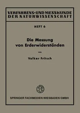 Fritsch |  Die Messung von Erderwiderständen | eBook | Sack Fachmedien