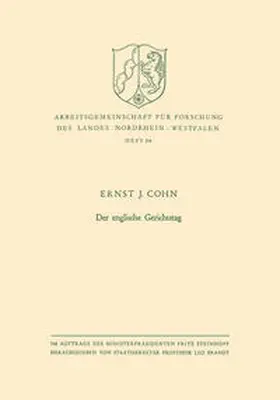 Cohn | Der englische Gerichtstag | E-Book | sack.de