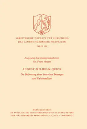 Quick | Die Bedeutung eines deutschen Beitrages zur Weltraumfahrt | E-Book | sack.de