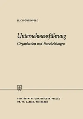Gutenberg |  Unternehmensführung | eBook | Sack Fachmedien