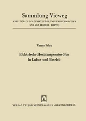 Fehse |  Elektrische Hochtemperaturöfen in Labor und Betrieb | eBook | Sack Fachmedien