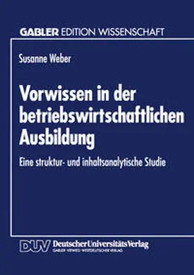 Vorwissen in der betriebswirtschaftlichen Ausbildung | E-Book | sack.de