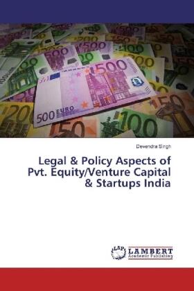 Singh |  Legal & Policy Aspects of Pvt. Equity/Venture Capital & Startups India | Buch |  Sack Fachmedien