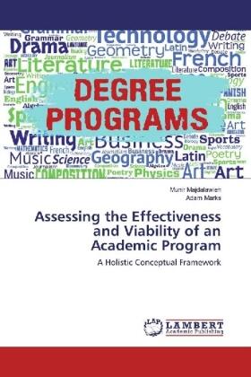 Majdalawieh / Marks |  Assessing the Effectiveness and Viability of an Academic Program | Buch |  Sack Fachmedien