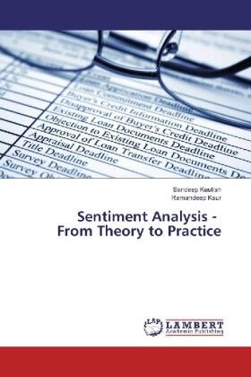 Kautish / Kaur |  Sentiment Analysis - From Theory to Practice | Buch |  Sack Fachmedien