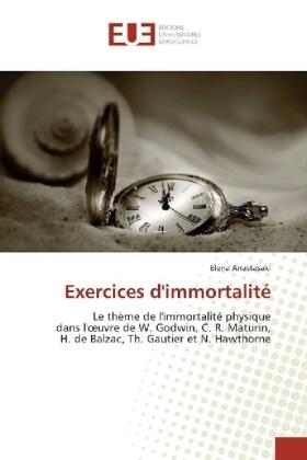 Anastasaki |  Exercices d'immortalité | Buch |  Sack Fachmedien
