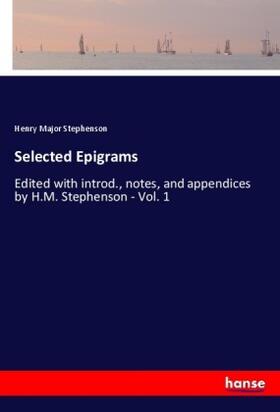 Stephenson |  Selected Epigrams | Buch |  Sack Fachmedien