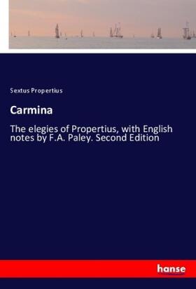 Propertius |  Carmina | Buch |  Sack Fachmedien