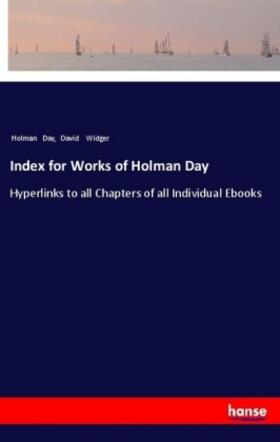 Day / Widger |  Index for Works of Holman Day | Buch |  Sack Fachmedien