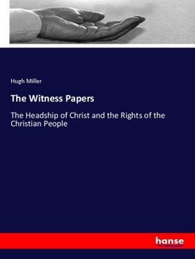 Miller |  The Witness Papers | Buch |  Sack Fachmedien