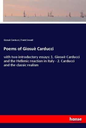 Carducci / Sewall |  Poems of Giosuè Carducci | Buch |  Sack Fachmedien