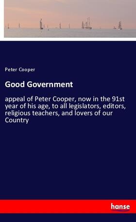 Cooper |  Good Government | Buch |  Sack Fachmedien