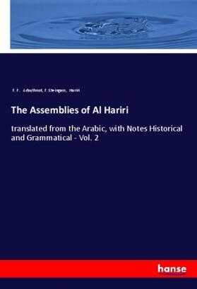 Arbuthnot / Steingass |  The Assemblies of Al Hariri | Buch |  Sack Fachmedien
