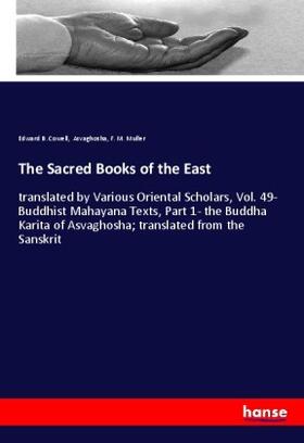 Cowell / Muller |  The Sacred Books of the East | Buch |  Sack Fachmedien
