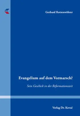 Rottenwöhrer |  Evangelium auf dem Vormarsch? | Buch |  Sack Fachmedien