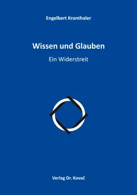 Kronthaler |  Wissen und Glauben | Buch |  Sack Fachmedien