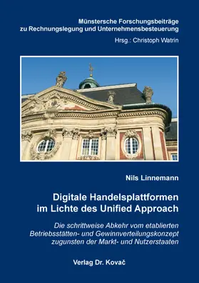 Linnemann |  Digitale Handelsplattformen im Lichte des Unified Approach | Buch |  Sack Fachmedien