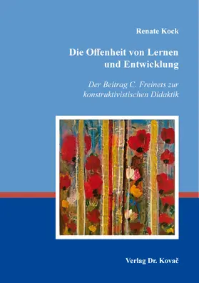 Kock |  Die Offenheit von Lernen und Entwicklung | Buch |  Sack Fachmedien