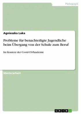 Luka |  Probleme für benachteiligte Jugendliche beim Übergang von der Schule zum Beruf | eBook | Sack Fachmedien