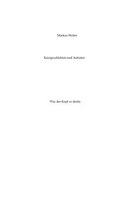 Weber |  Kurzgeschichten und Aufsätze | Buch |  Sack Fachmedien