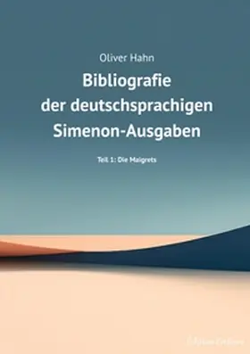 Hahn |  Simenon-Bibliografie | Buch |  Sack Fachmedien