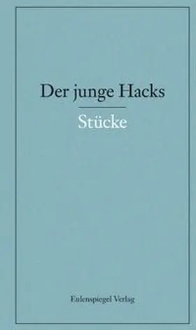 Nickel / Hacks |  Der junge Hacks 2 | Buch |  Sack Fachmedien