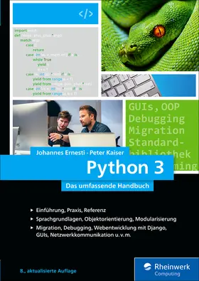 Ernesti / Kaiser | Python 3 | E-Book | www2.sack.de